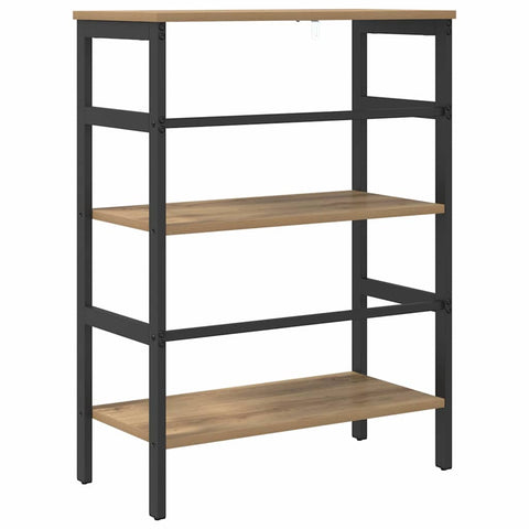 vidaXL Bookshelf Artisan Oak 60 x 29.5 x 81 cm Engineered Wood