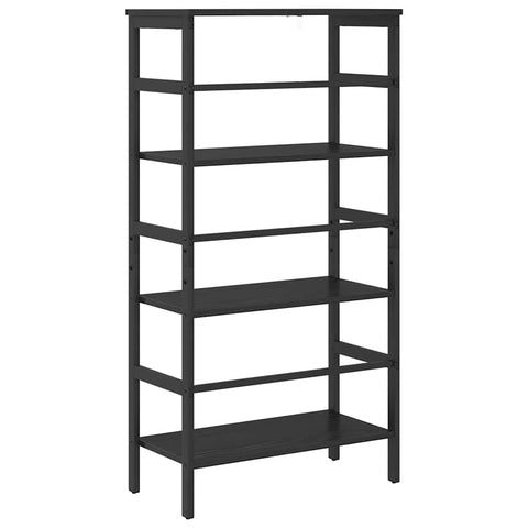 vidaXL Bookshelf Black Oak 60 x 29.5 x 115 cm Engineered Wood