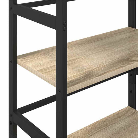 vidaXL Bookshelf Sonoma Oak 60 x 29.5 x 115 cm Engineered Wood