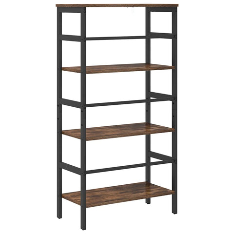 vidaXL Bookshelf Smoked Oak 60 x 29.5 x 115 cm Engineered Wood