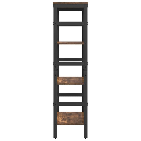 vidaXL Bookshelf Smoked Oak 60 x 29.5 x 115 cm Engineered Wood