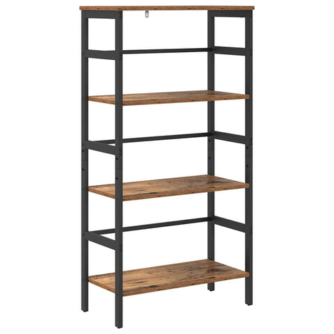vidaXL Bookshelf Old Wood 60 x 29.5 x 115 cm Engineered Wood