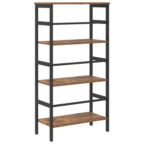 vidaXL Bookshelf Old Wood 60 x 29.5 x 115 cm Engineered Wood