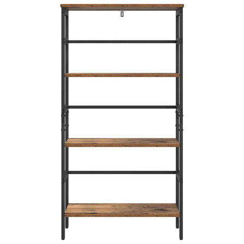 vidaXL Bookshelf Old Wood 60 x 29.5 x 115 cm Engineered Wood