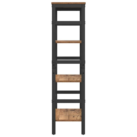 vidaXL Bookshelf Old Wood 60 x 29.5 x 115 cm Engineered Wood