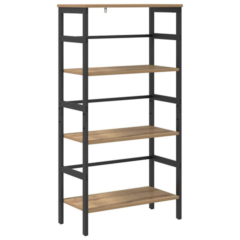 vidaXL Bookshelf Artisan Oak 60 x 29.5 x 115 cm Engineered Wood