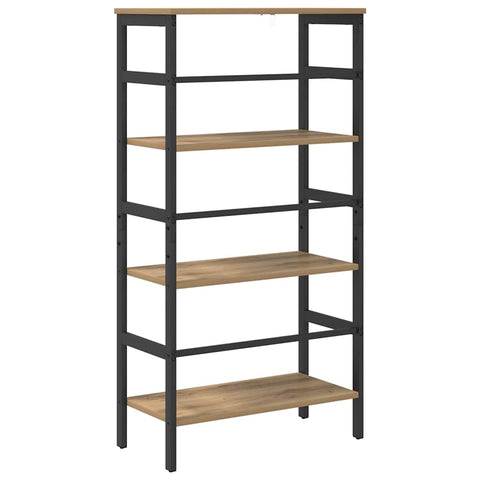 vidaXL Bookshelf Artisan Oak 60 x 29.5 x 115 cm Engineered Wood