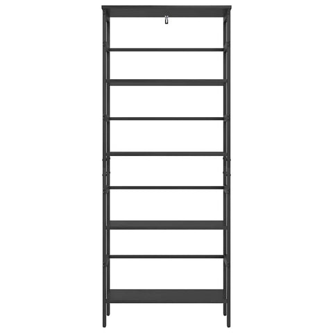 vidaXL Bookshelf Black Oak 60 x 29.5 x 149 cm Engineered Wood