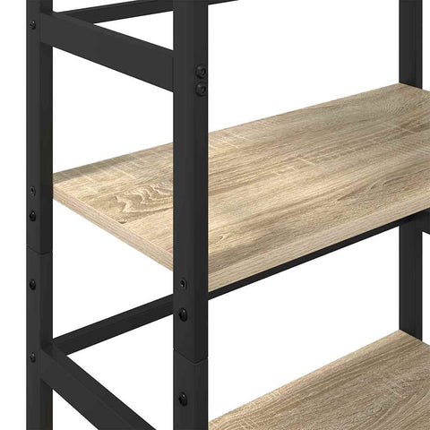 vidaXL Bookshelf Sonoma Oak 60 x 29.5 x 149 cm Engineered Wood