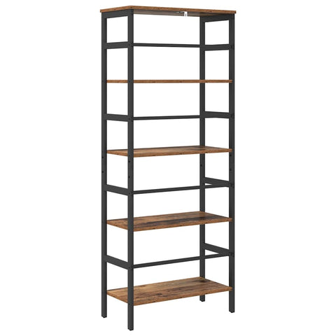 vidaXL Bookshelf Old Wood 60 x 29.5 x 149 cm Engineered Wood