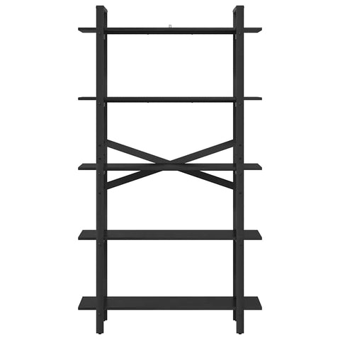 vidaXL Bookshelf Black Oak 100 x 33.5 x 178 cm Engineered Wood