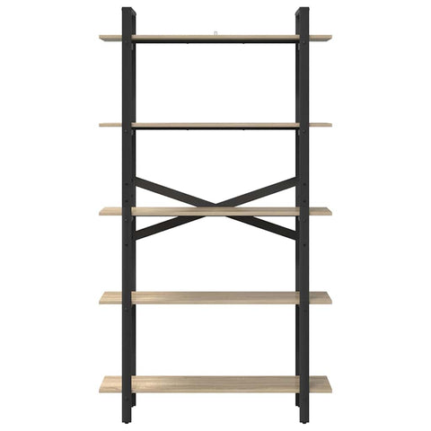 vidaXL Bookshelf Sonoma Oak 100 x 33.5 x 178 cm Engineered Wood