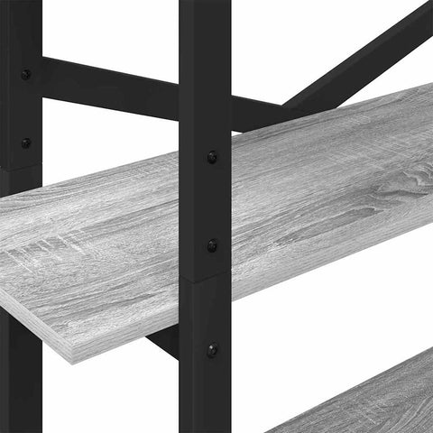 vidaXL Bookshelf Grey Sonoma 100 x 33.5 x 178 cm Engineered Wood