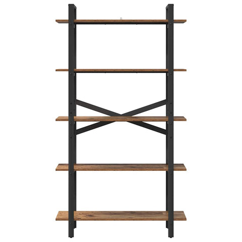 vidaXL Bookshelf Old Wood 100 x 33.5 x 178 cm Engineered Wood