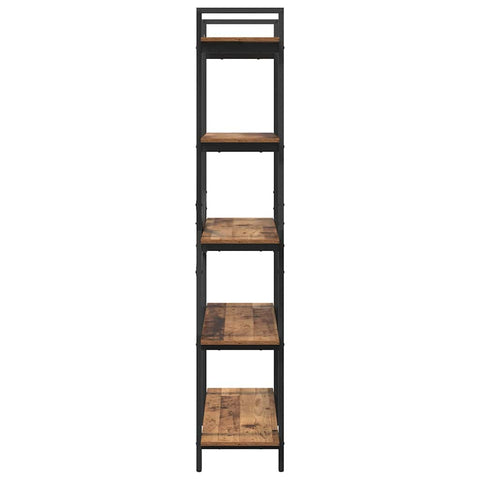 vidaXL Bookshelf Old Wood 100 x 33.5 x 178 cm Engineered Wood