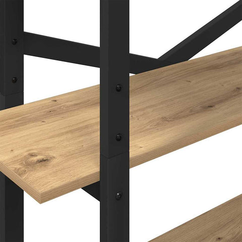 vidaXL Bookshelf Artisan Oak 100 x 33.5 x 178 cm Engineered Wood