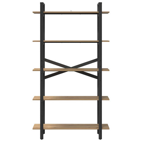 vidaXL Bookshelf Artisan Oak 100 x 33.5 x 178 cm Engineered Wood