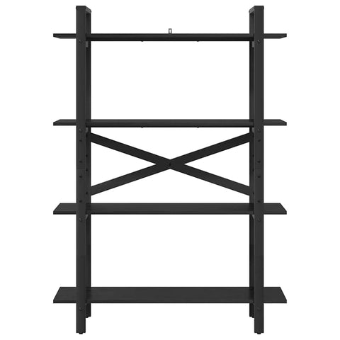 vidaXL Bookshelf Black Oak 100 x 33.5 x 140 cm Engineered Wood