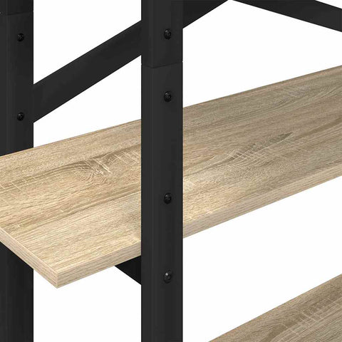 vidaXL Bookshelf Sonoma Oak 100 x 33.5 x 140 cm Engineered Wood