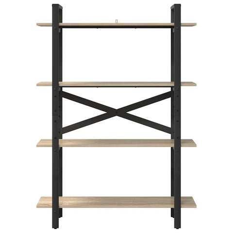 vidaXL Bookshelf Sonoma Oak 100 x 33.5 x 140 cm Engineered Wood