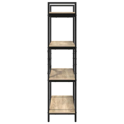 vidaXL Bookshelf Sonoma Oak 100 x 33.5 x 140 cm Engineered Wood