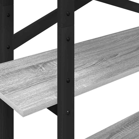 vidaXL Bookshelf Grey Sonoma 100 x 33.5 x 140 cm Engineered Wood