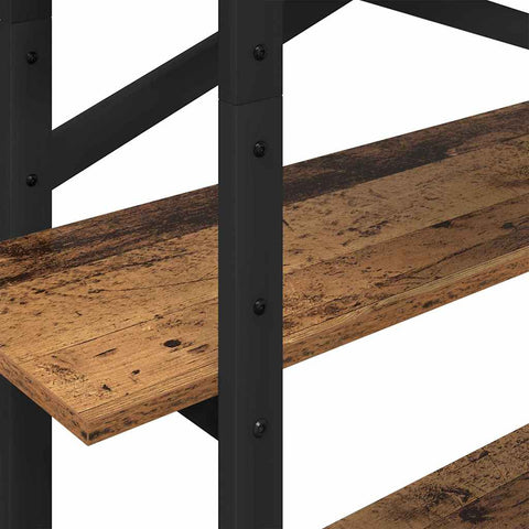 vidaXL Bookshelf Old Wood 100 x 33.5 x 140 cm Engineered Wood