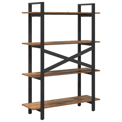vidaXL Bookshelf Old Wood 100 x 33.5 x 140 cm Engineered Wood