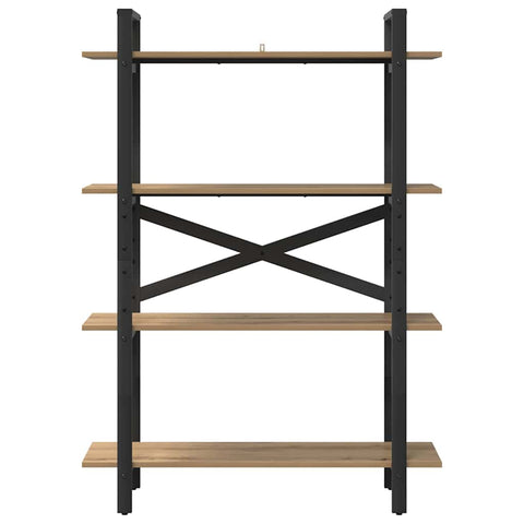 vidaXL Bookshelf Artisan Oak 100 x 33.5 x 140 cm Engineered Wood