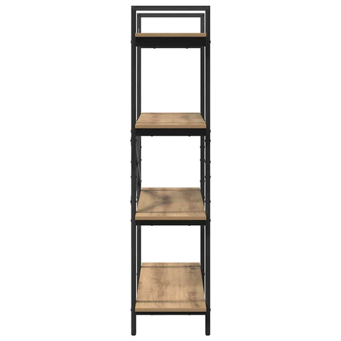 vidaXL Bookshelf Artisan Oak 100 x 33.5 x 140 cm Engineered Wood