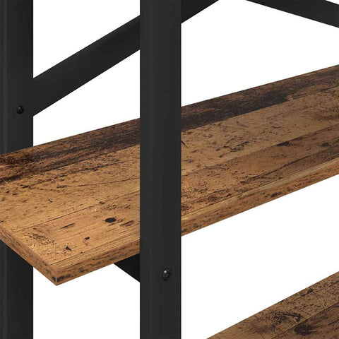 vidaXL Bookshelf Old Wood 100 x 33.5 x 102 cm Engineered Wood