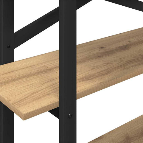 vidaXL Bookshelf Artisan Oak 100 x 33.5 x 102 cm Engineered Wood