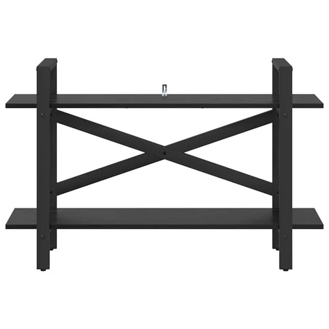 vidaXL Bookshelf Black Oak 100 x 33.5 x 64 cm Engineered Wood