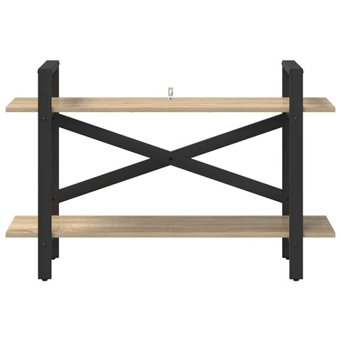 vidaXL Bookshelf Sonoma Oak 100 x 33.5 x 64 cm Engineered Wood