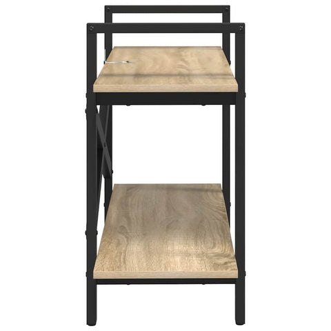 vidaXL Bookshelf Sonoma Oak 100 x 33.5 x 64 cm Engineered Wood