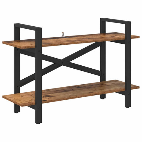 vidaXL Bookshelf Old Wood 100 x 33.5 x 64 cm Engineered Wood