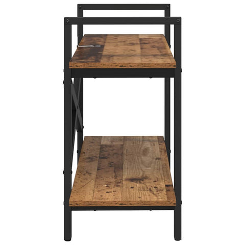 vidaXL Bookshelf Old Wood 100 x 33.5 x 64 cm Engineered Wood