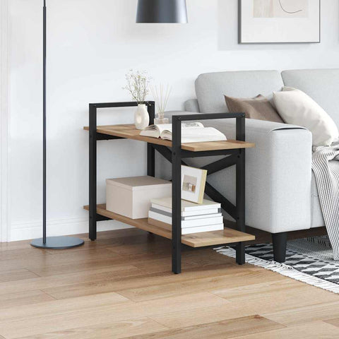 vidaXL Bookshelf Artisan Oak 100 x 33.5 x 64 cm Engineered Wood