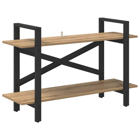 vidaXL Bookshelf Artisan Oak 100 x 33.5 x 64 cm Engineered Wood