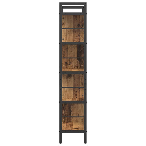 vidaXL Bookshelf Old Wood 75 x 30 x 156 cm Engineered Wood