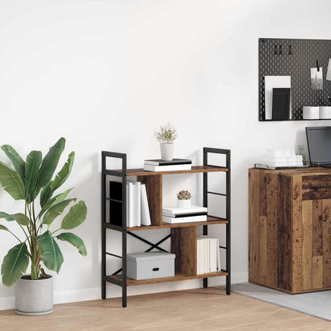 vidaXL Bookshelf Old Wood 75 x 30 x 91 cm Engineered Wood