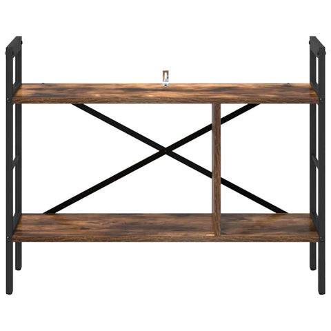 vidaXL Bookshelf Smoked Oak 75 x 30 x 58.5 cm Engineered Wood