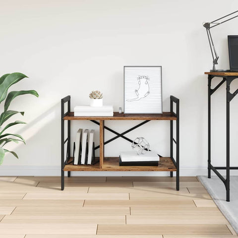 vidaXL Bookshelf Old Wood 75 x 30 x 58.5 cm Engineered Wood