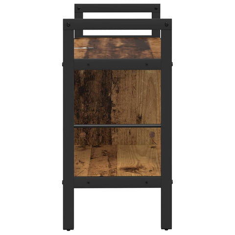 vidaXL Bookshelf Old Wood 75 x 30 x 58.5 cm Engineered Wood