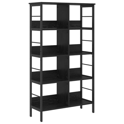 vidaXL Bookshelf Black Oak 82 x 32 x 144.5 cm Engineered Wood