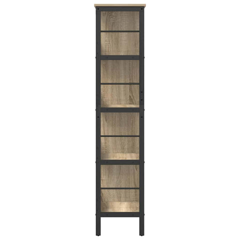 vidaXL Bookshelf Sonoma Oak 82 x 32 x 144.5 cm Engineered Wood