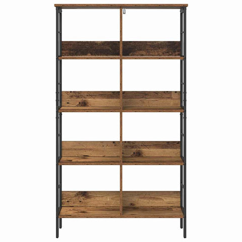 vidaXL Bookshelf Old Wood 82 x 32 x 144.5 cm Engineered Wood