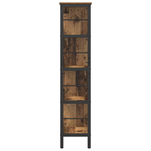 vidaXL Bookshelf Old Wood 82 x 32 x 144.5 cm Engineered Wood
