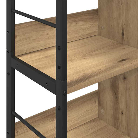 vidaXL Bookshelf Artisan Oak 82 x 32 x 144.5 cm Engineered Wood