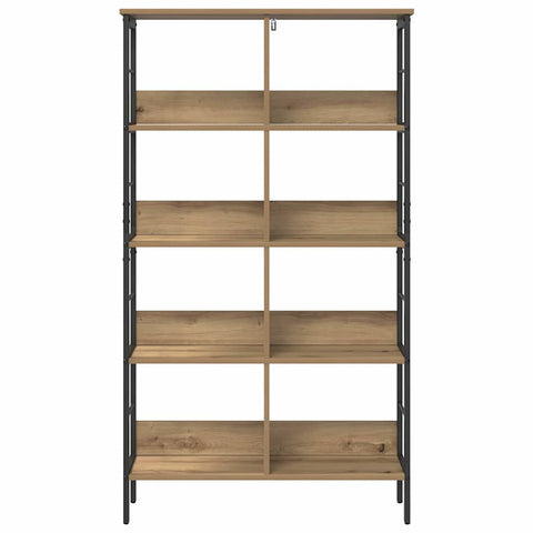 vidaXL Bookshelf Artisan Oak 82 x 32 x 144.5 cm Engineered Wood